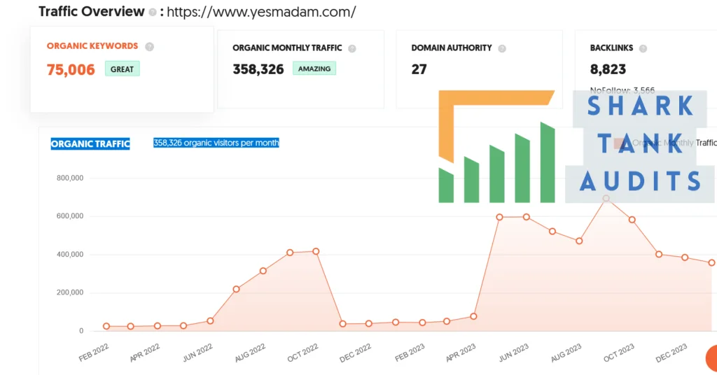 Yes Madam Shark Tank India Episode Review 10 Yes Madam Shark Tank India Review Website Data