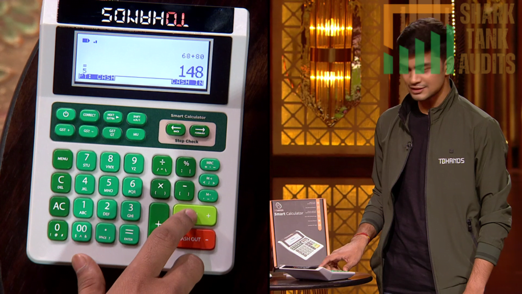 Tohands Smart Calculator Shark Tank India Episode