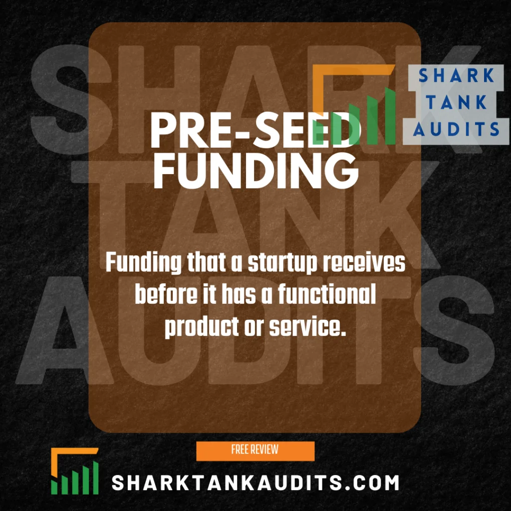 Pre-Seed Funding for Startups
