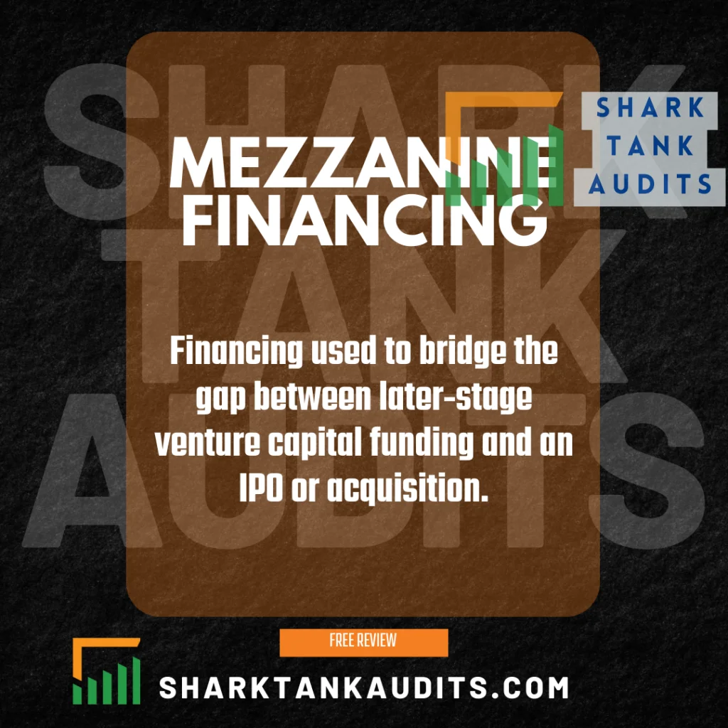 What is Mezzanine Financing?