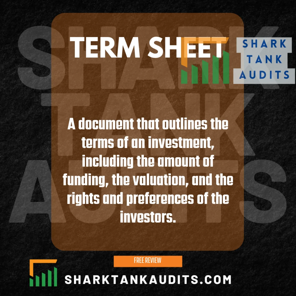 What is Term Sheet?