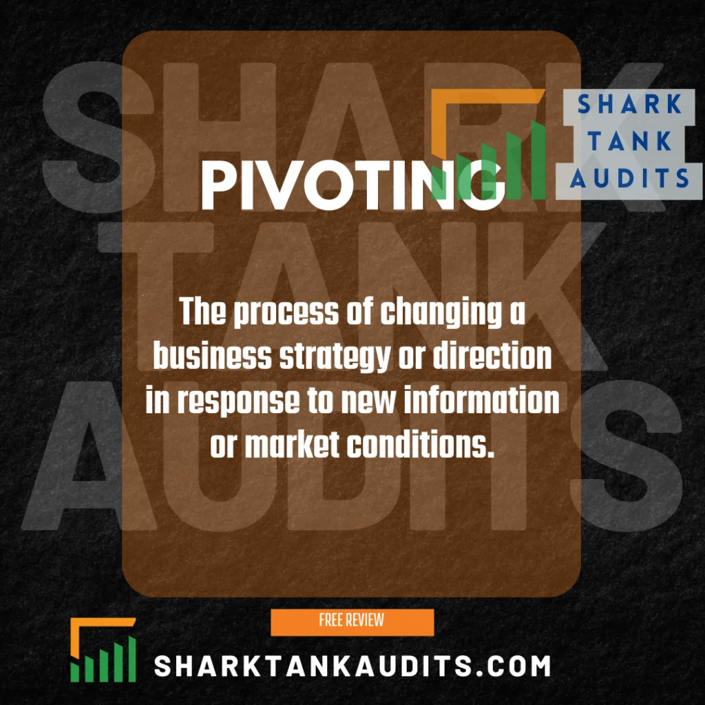 What is Pivoting?