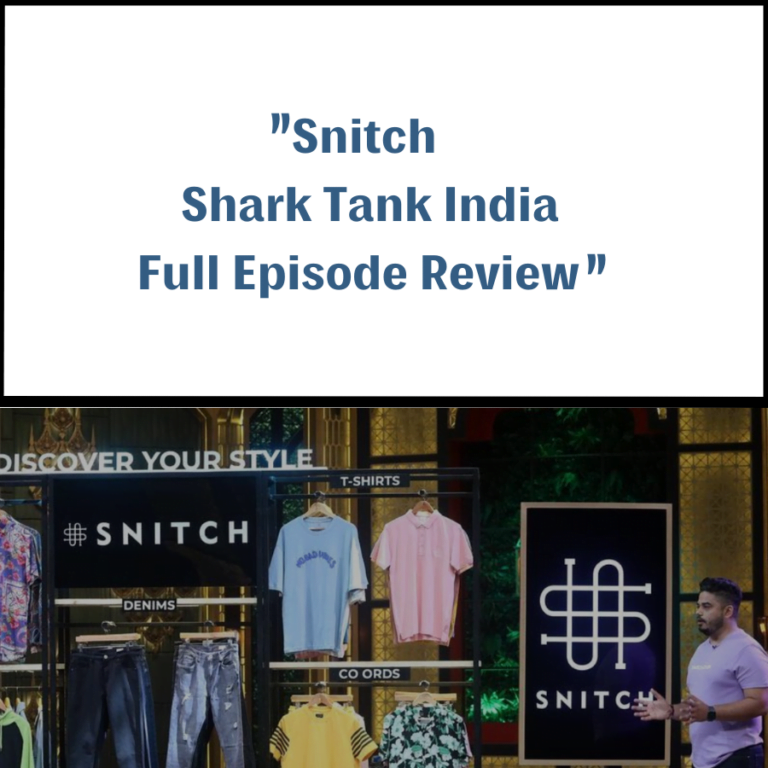 Snitch Shark Tank India Review