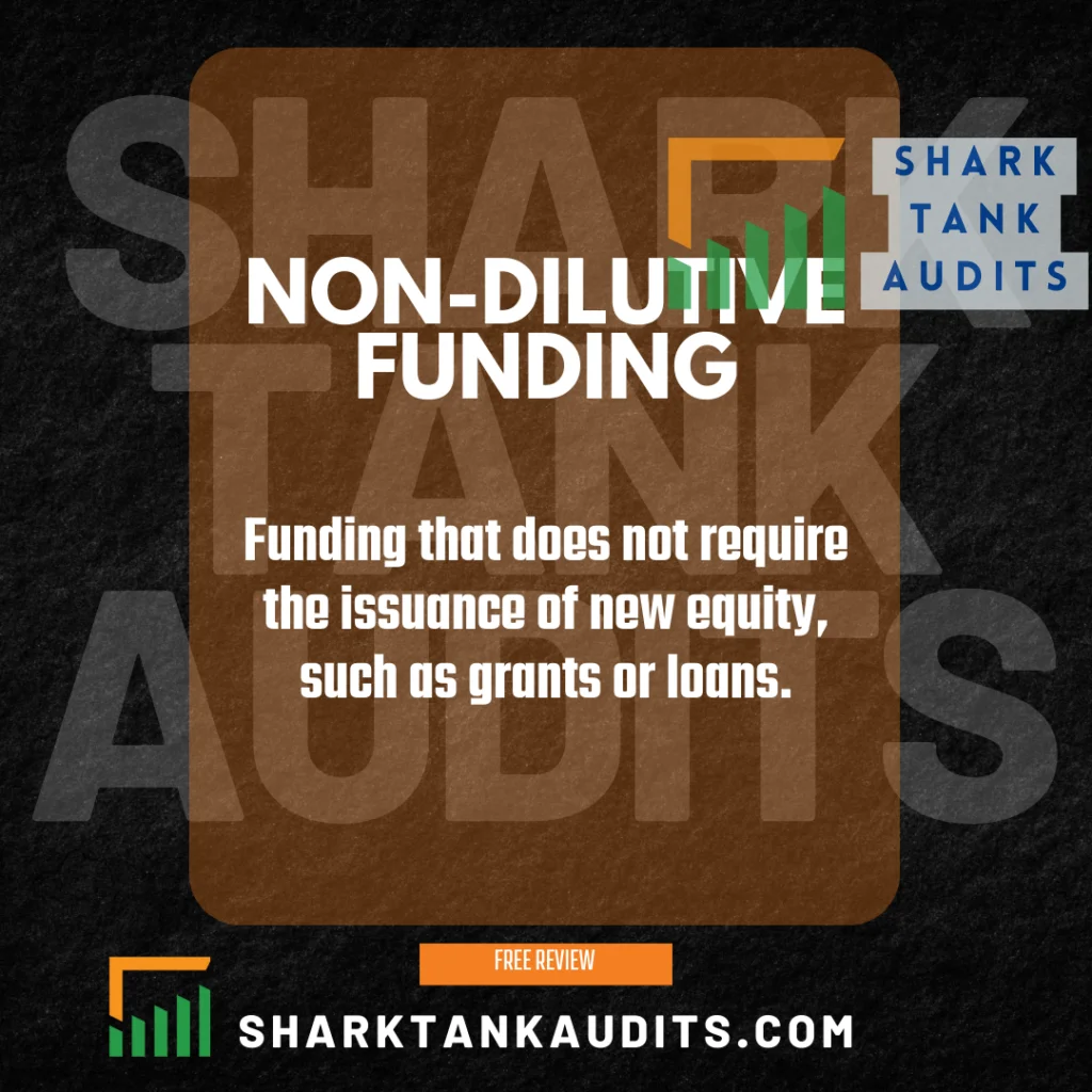 What is Non-Dilutive Funding?