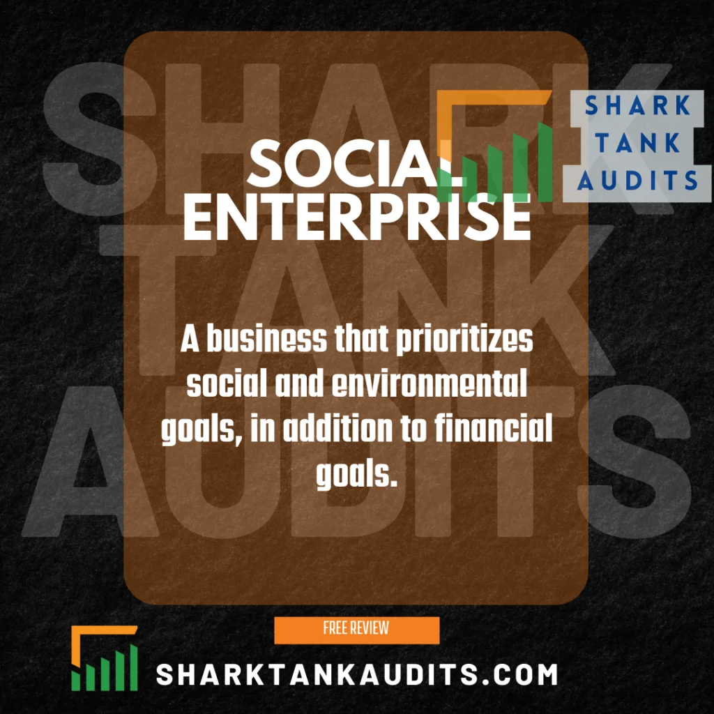 What is a Social Enterprise?