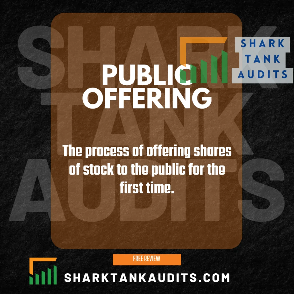 What is Public Offering?