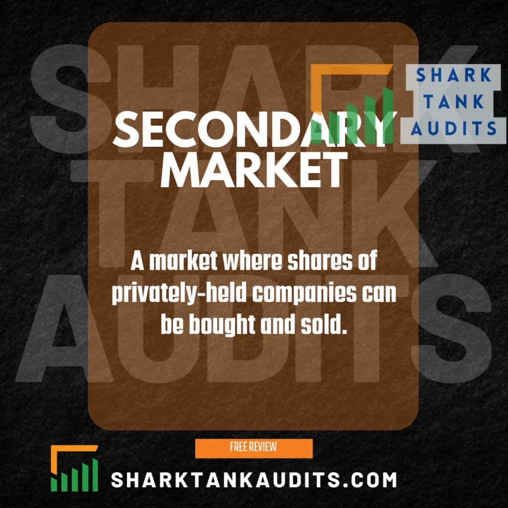 What is Secondary Market?