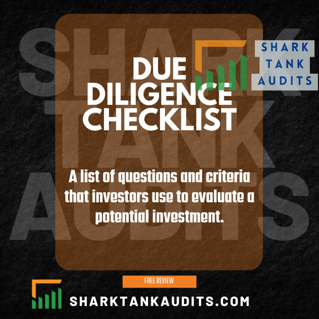 Due Diligence Checklist