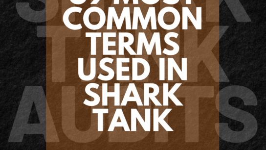 Terms used in Shark Tank