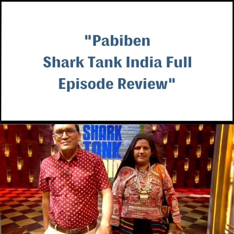 Pabiben Shark Tank India Review