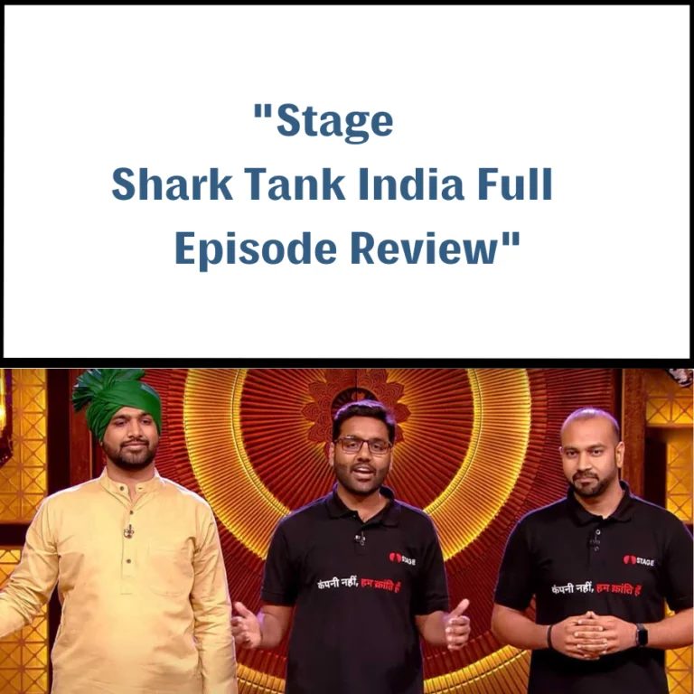 Stage Shark Tank India Review