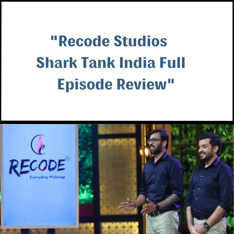 Recode Studios Shark Tank India Review