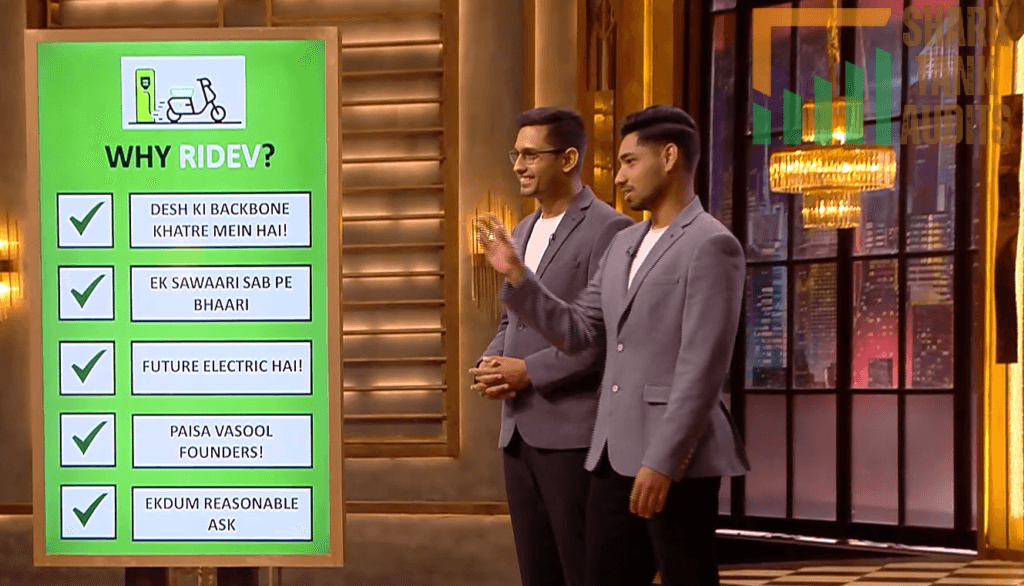 RIDEV Shark Tank India Episode Review