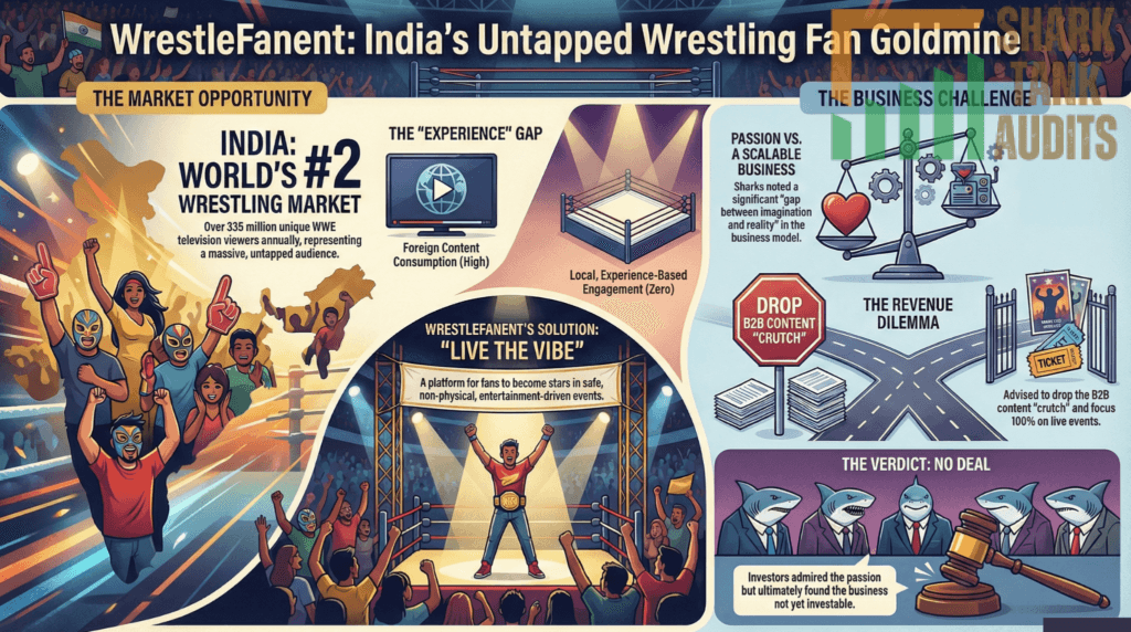 WrestleFanent Shark Tank India Episode Details