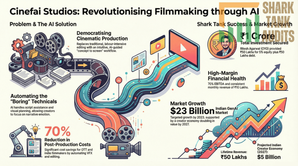 Cinefai Studios Shark Tank India Episode Details