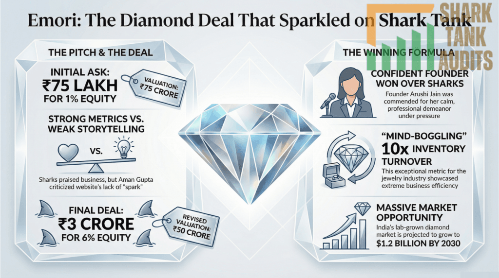 Emori Shark Tank India Episode Details