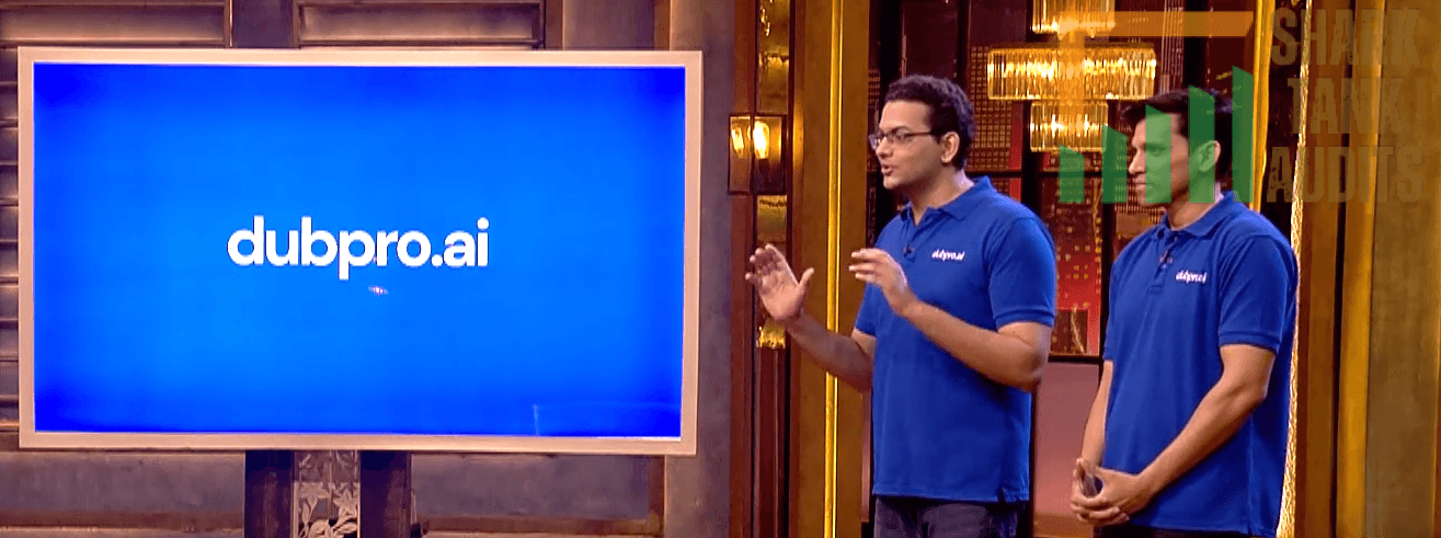 Dubpro.ai Shark Tank India Episode Review