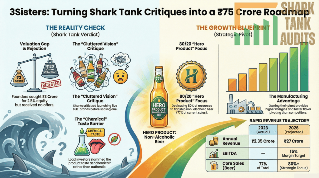 3Sisters Shark Tank India Episode Details