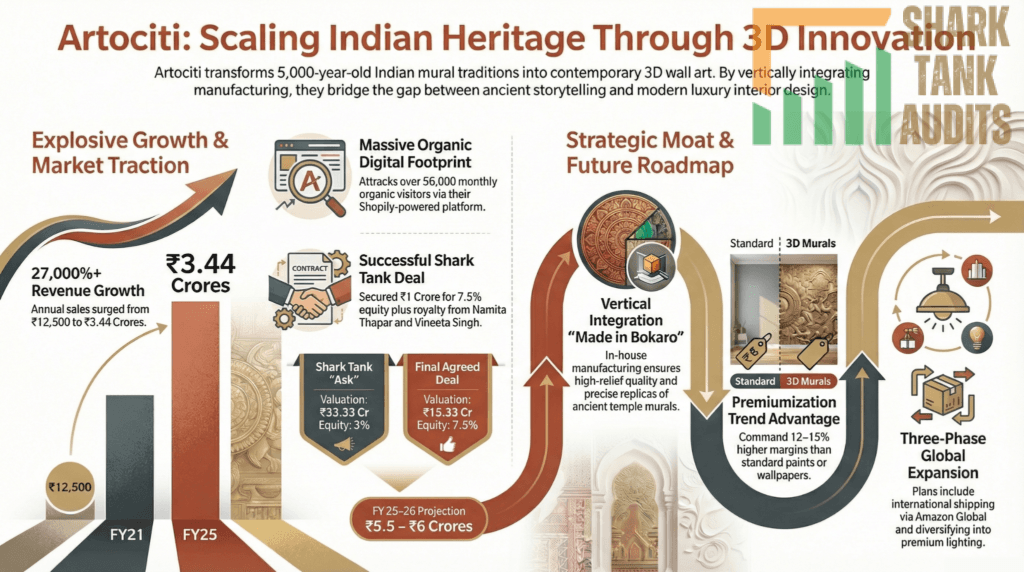 Artociti Shark Tank India Episode Details