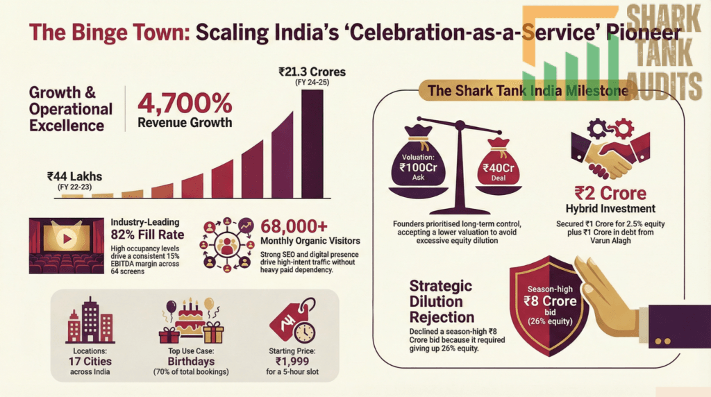 The Binge Town Shark Tank India Episode Review 9 The Binge Town Shark Tank India Episode Details