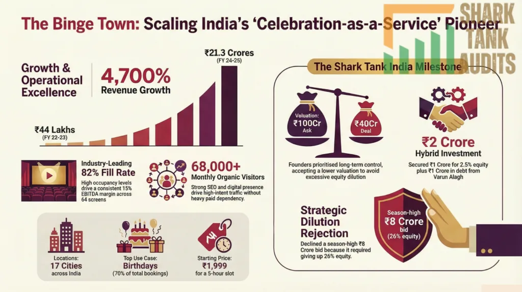 The Binge Town Shark Tank India Episode Details