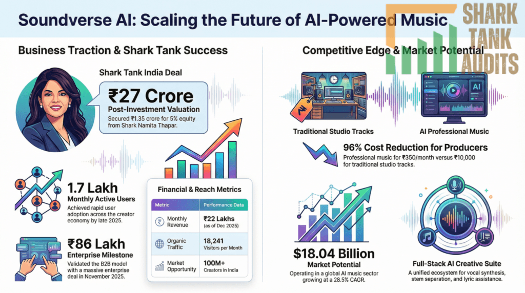 Soundverse AI Shark Tank India Episode Details