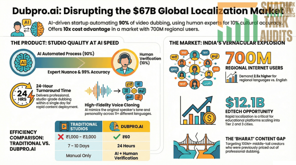 Dubpro.ai Shark Tank India Episode Details