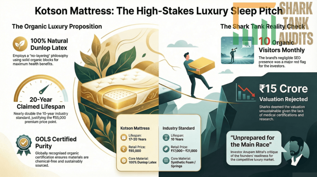 Kotson Mattress Shark Tank India Episode Details