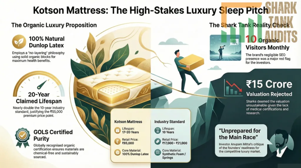 Kotson Mattress Shark Tank India Episode Review 9 Kotson Mattress Shark Tank India Episode Details