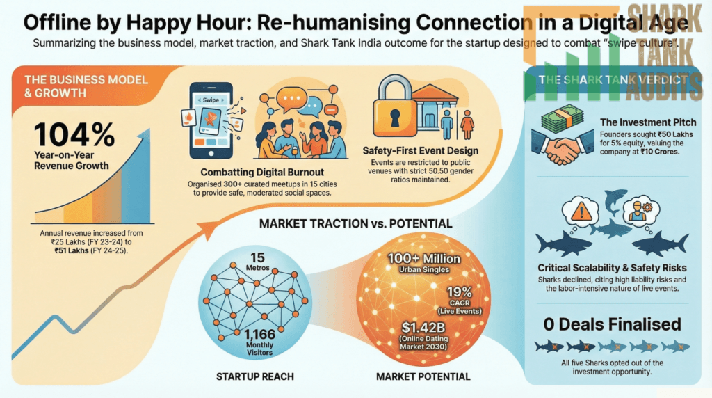 Offline by Happy Hour Shark Tank India Episode Details